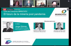 Jorge Gómez, presidente ejecutivo de Collahuasi, en Coloquios Minnovex: Futuro de la Minería Post Pandemia